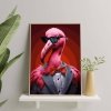 Malowanie Po Numerach Zestaw Flamingo Adwokat 40x50